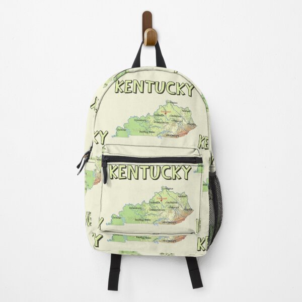 Item preview, Kentucky State Map - Vintage Retro Topography Design designed and sold by mashmosh.