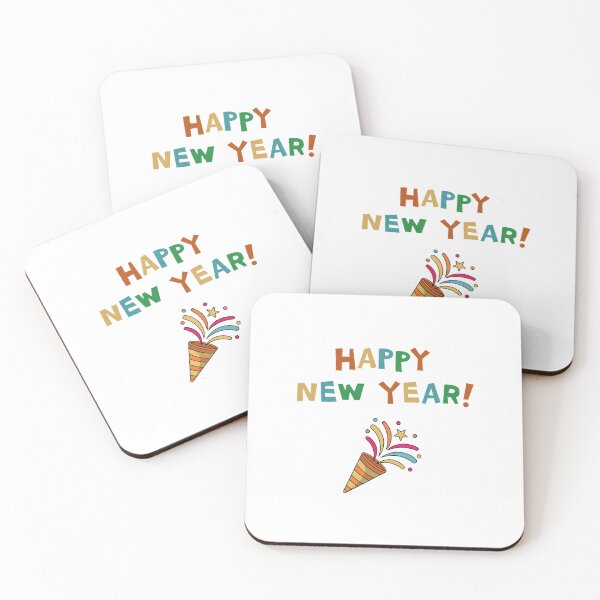 Item preview, Happy New Year Party Popper Sticker designed and sold by goluz.