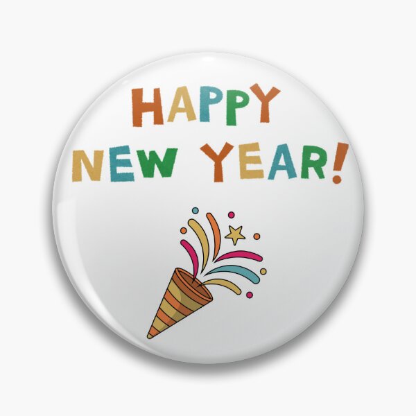 Item preview, Happy New Year Party Popper Sticker designed and sold by goluz.