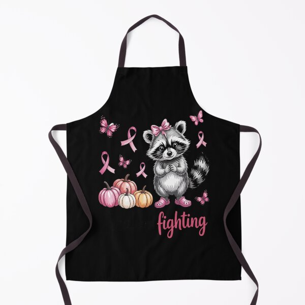 Item preview, Feral and Fighter Raccoon Breast Cancer Awareness designed and sold by Libbysharts.