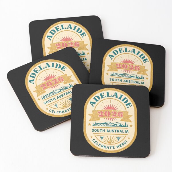 Item preview, Adelaide 2026 Travel Badge T-Shirt Graphic - South Australia Vintage Design designed and sold by FestivityFinds.