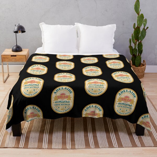 Item preview, Adelaide 2026 Travel Badge T-Shirt Graphic - South Australia Vintage Design designed and sold by FestivityFinds.