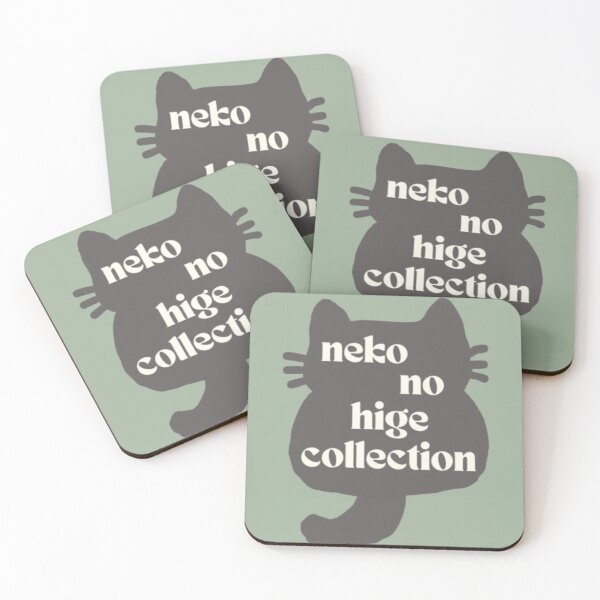 Item preview, Neko no Hige Collection – Cat Back View Silhouette Logo (Gray) designed and sold by nanaronnicoron.