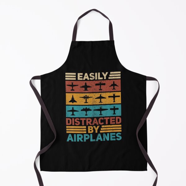 Item preview, Easily Distracted By Airplanes Pilot Plane Aviation Airplane designed and sold by markettathorn.
