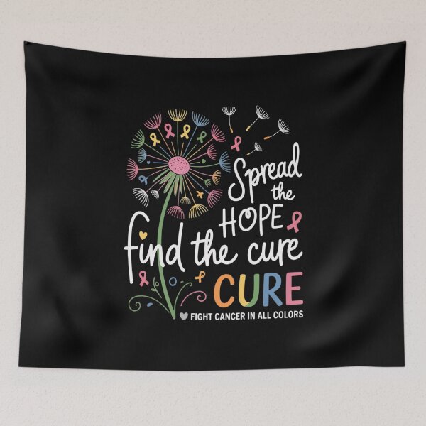 Item preview, Fight Cancer In All And Every Color Ribbons Dandelion Flower designed and sold by Libbysharts.
