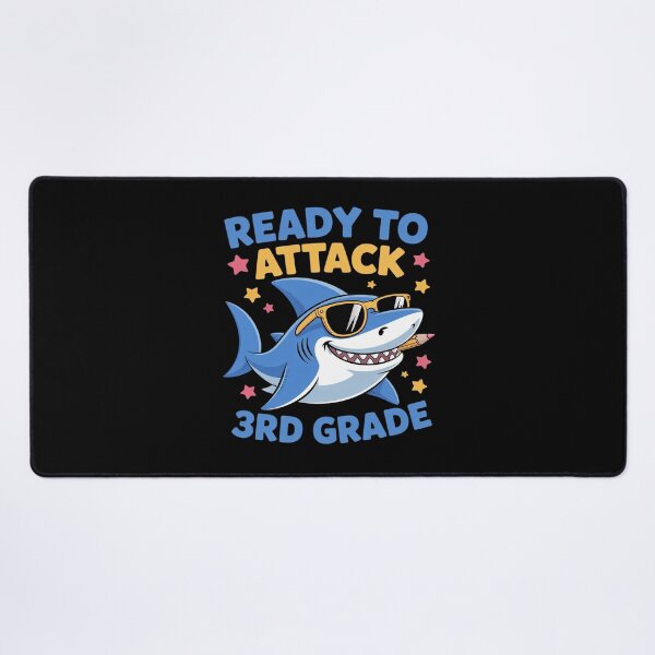 Item preview, First Day of School Shark Ready to Attack 3rd Grade designed and sold by Libbysharts.