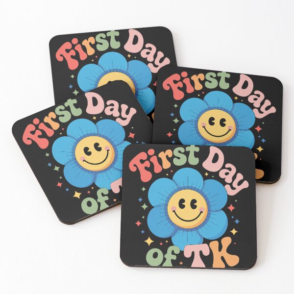 Item preview, First Day Of TK Happy Face Flower Transtional Kindergarten designed and sold by Libbysharts.