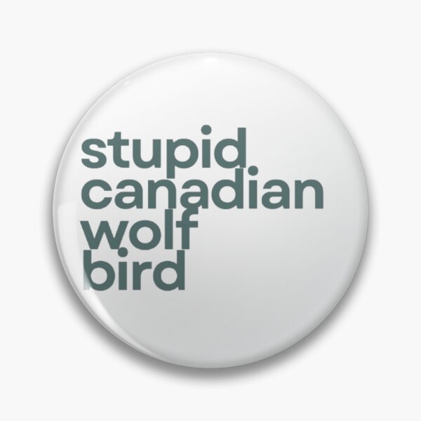 Item preview, Stupid Canadian Wolf Bird - Heated Rivalry designed and sold by jenivy95.