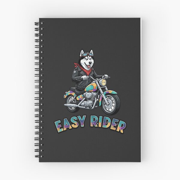 Item preview, Biker Husky Dog on Motorcycle designed and sold by THE-DAILY-DRIPS.