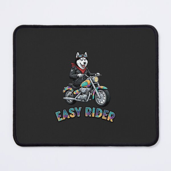 Item preview, Biker Husky Dog on Motorcycle designed and sold by THE-DAILY-DRIPS.