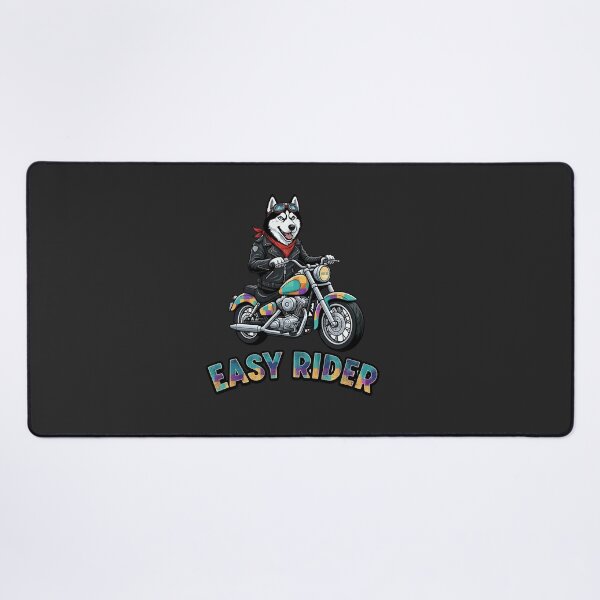 Item preview, Biker Husky Dog on Motorcycle designed and sold by THE-DAILY-DRIPS.