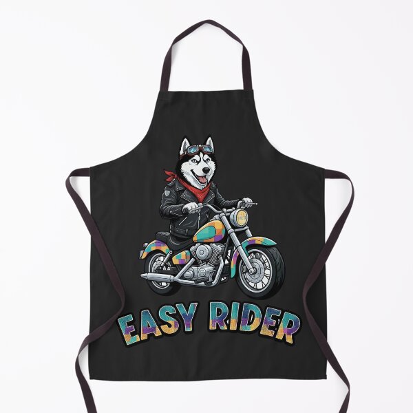 Item preview, Biker Husky Dog on Motorcycle designed and sold by THE-DAILY-DRIPS.