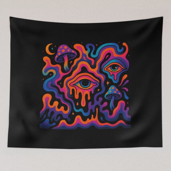 Item preview, Vision Melt Psychedelic Dreams designed and sold by razlinesenowp.
