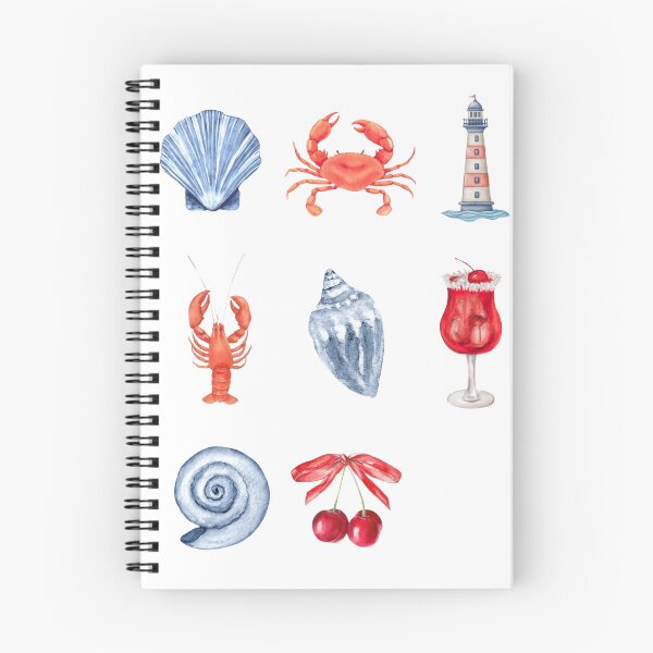 Item preview, Coastal Summer Sticker Pack designed and sold by bellasaint.