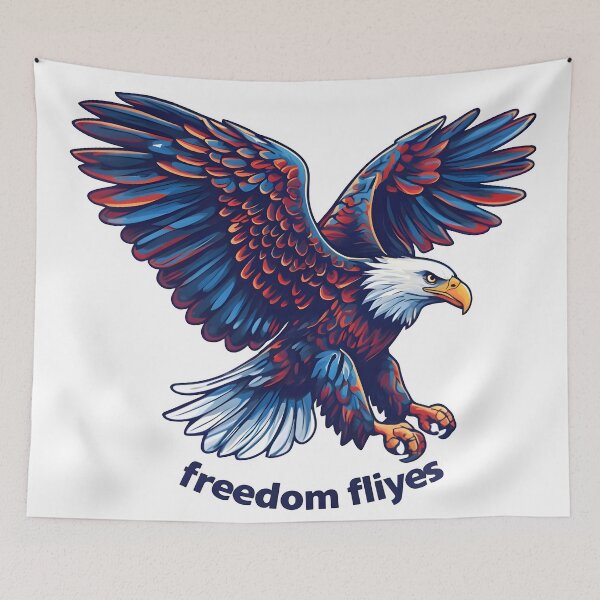 Item preview, falcon, space, bird, retro, eagle bird designed and sold by TrueArtVibes.