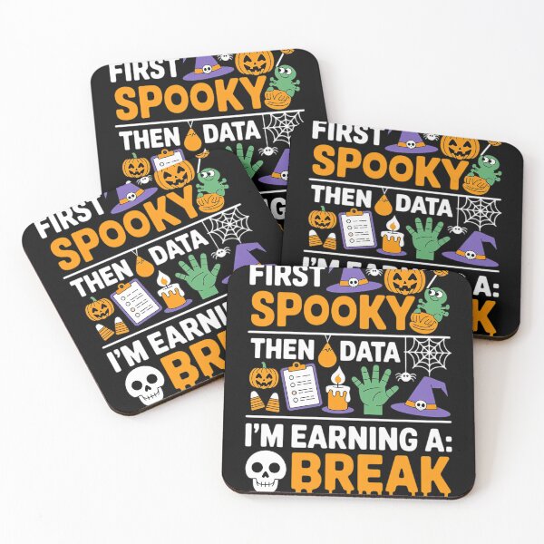 Item preview, First Spooky Then Data I'm Earning A Break designed and sold by Libbysharts.