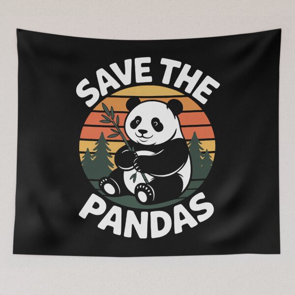 Item preview, Animal Lover Save The Pandas designed and sold by EllenJast.