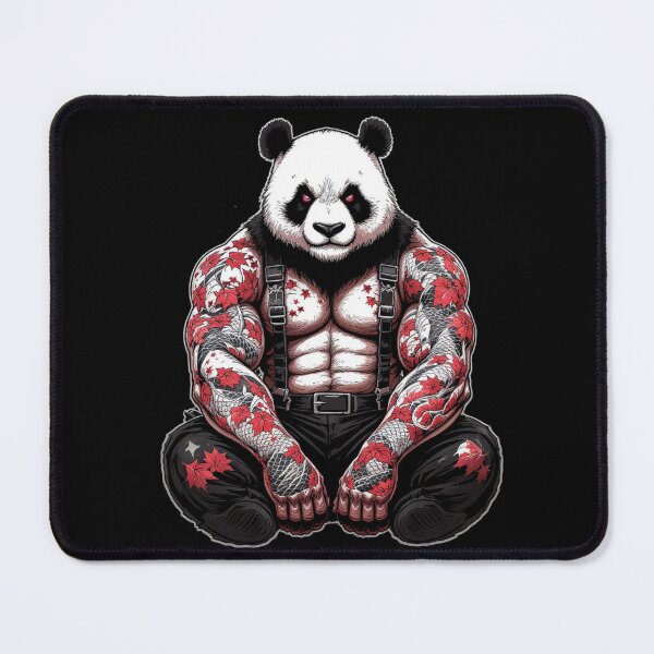 Item preview, Panda Ejecutor de la Calle | Arte Urbano de Panda con Estilo de Tatuaje Japonés designed and sold by ColorSplash123.