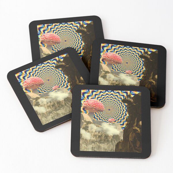 Item preview, Psychedelic Mountain Retro Landscape designed and sold by razlinesenowp.