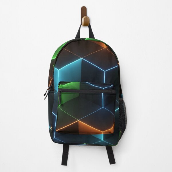 Item preview, Neon Isometric Cube Tiles designed and sold by Kaleidoscope Print.