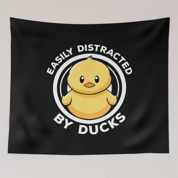 Item preview, Easily Distracted By Ducks I Love Duck Lovers Funny Duck designed and sold by markettathorn.