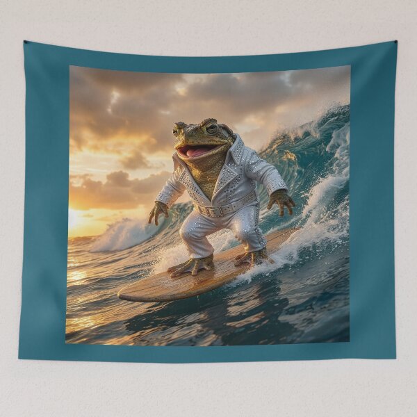 Item preview, Resplendent Toad Rides the Waves in Style designed and sold by Tridentulus.