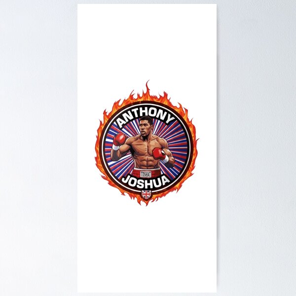 Item preview, Anthony Joshua AJ Boxing Champion Illustration designed and sold by Pixel & Beyond.