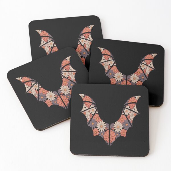 Item preview, Floral Bat Gothic Aesthetic Halloween Retro Vintage Art designed and sold by Tatianamiobi.