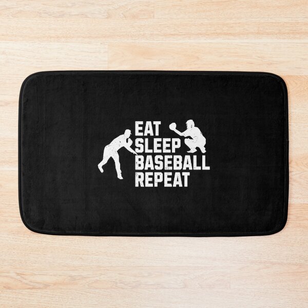 Item preview, Vintage Retro Eat Sleep Baseball Repeat Baseball Player designed and sold by RylynKaub86.