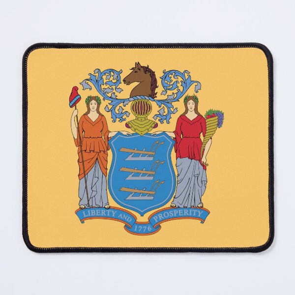Item preview, New Jersey flag designed and sold by rheyes.