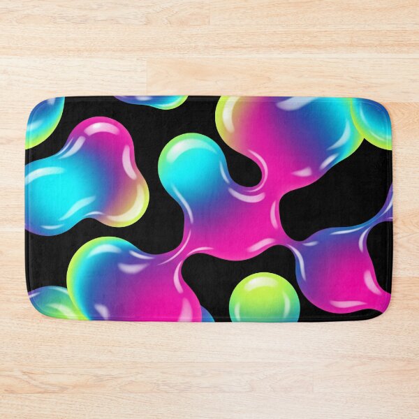 Item preview, Neon Liquid Blobs Pattern designed and sold by Kaleidoscope Print.