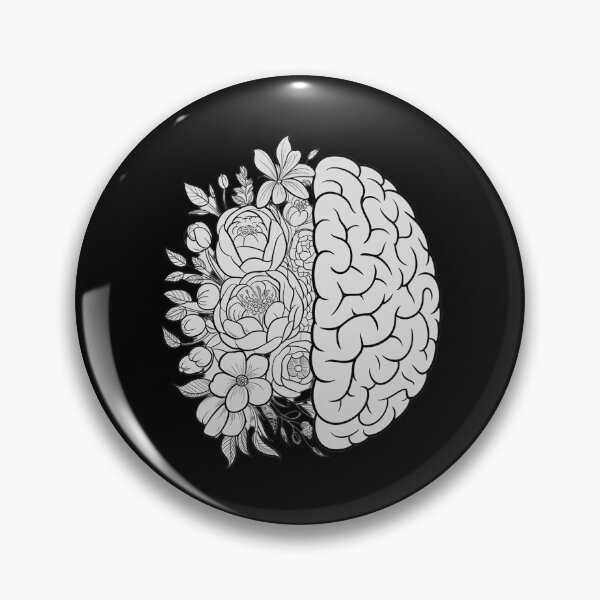 Item preview, Floral Brain Anatomy Anatomical Brain for Nurse Neurology designed and sold by Tatianamiobi.