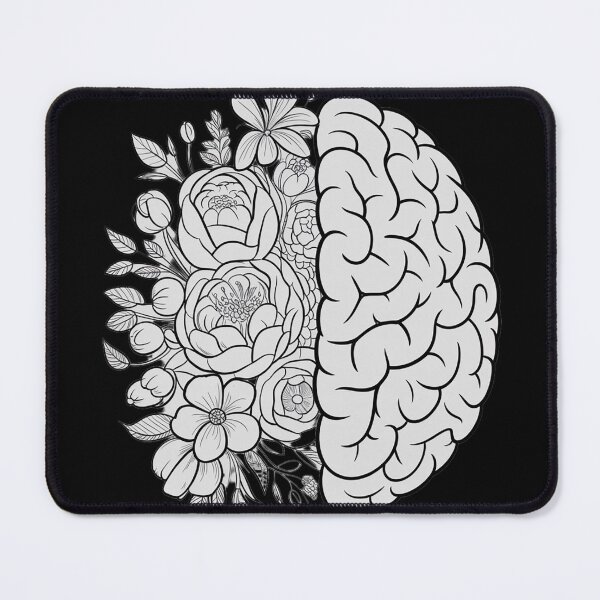 Item preview, Floral Brain Anatomy Anatomical Brain for Nurse Neurology designed and sold by Tatianamiobi.
