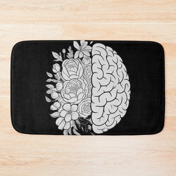 Item preview, Floral Brain Anatomy Anatomical Brain for Nurse Neurology designed and sold by Tatianamiobi.