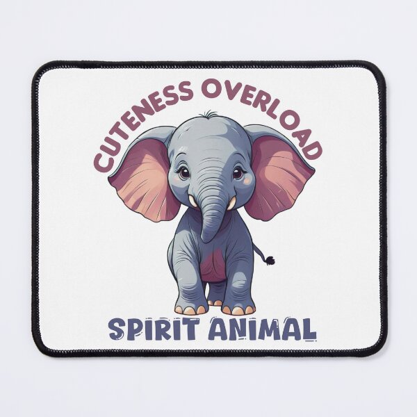 Item preview, Cuteness Overload Elephant Spirit Animal designed and sold by The Print Tag.
