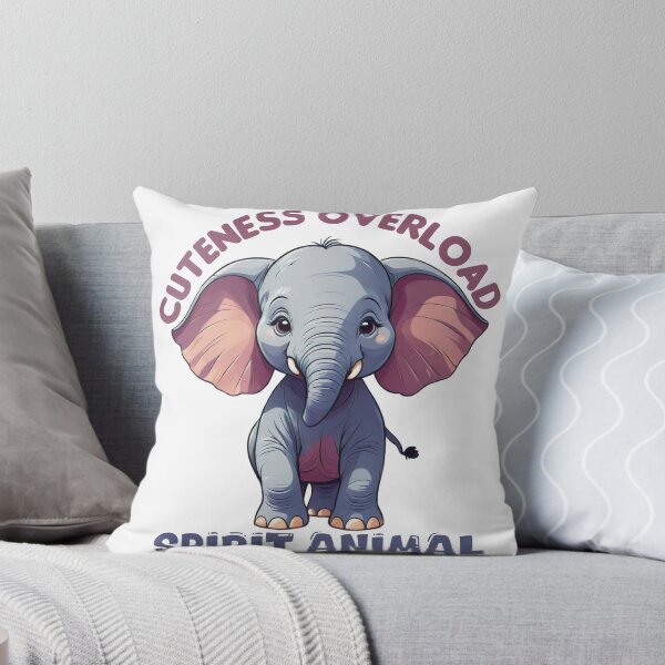 Item preview, Cuteness Overload Elephant Spirit Animal designed and sold by The Print Tag.