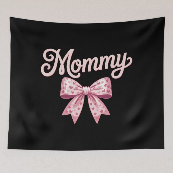 Item preview, mother's day coquette bow family matching Groovy pink Mommy designed and sold by EllenJast.