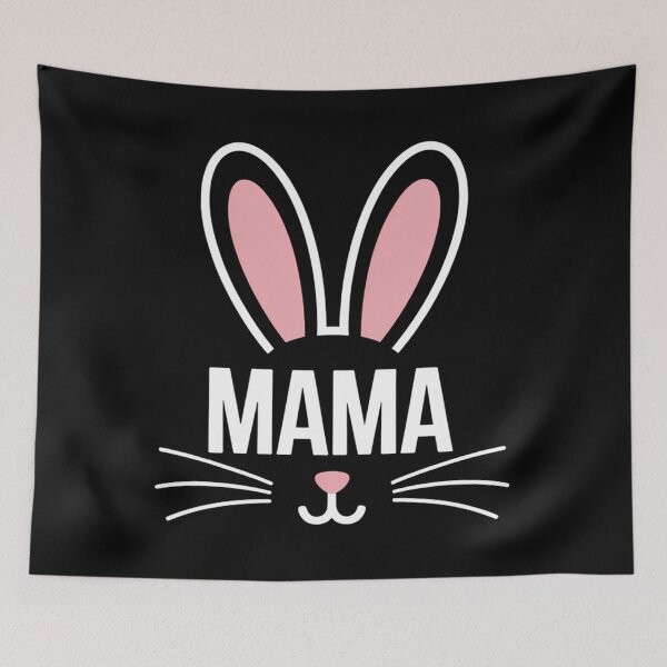 Item preview, Mama Bunny Rabbit Face Family Group Easter Mother's Day designed and sold by EllenJast.