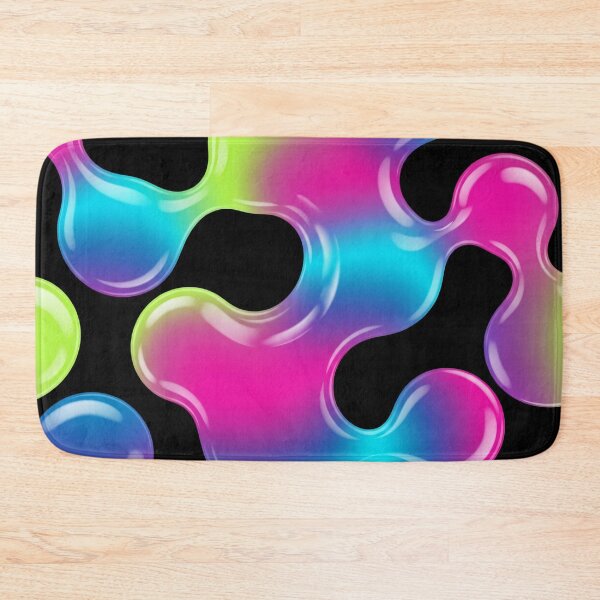 Item preview, Glossy Neon Blob Seamless designed and sold by Kaleidoscope Print.