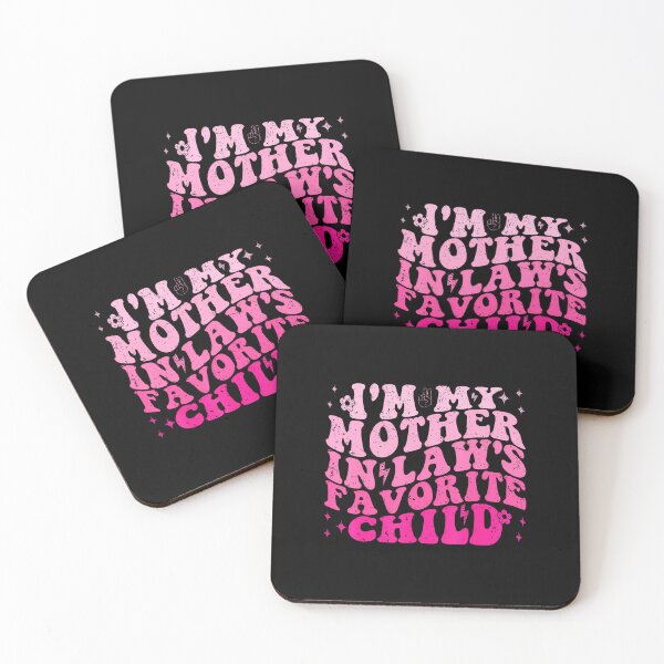 Item preview, Funny parent gift, Family humor, Mom's favorite kid, Mother-in-law gift, Humorous tee, In-law present, Best mother-in-law, Family joke, Stepchild humor, Motherly love designed and sold by scottsurswab.