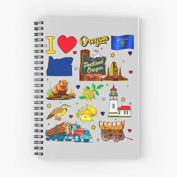 Item preview, Oregon Pride, Ultimate State Symbols & Portland Landmarks Collage designed and sold by mashmosh.