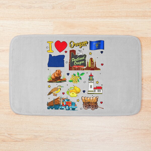 Item preview, Oregon Pride, Ultimate State Symbols & Portland Landmarks Collage designed and sold by mashmosh.