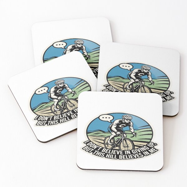 Item preview, This Hill Believes in Me – Motivational Cycling Design | Pogi Challenge Europe 2026 designed and sold by Sushikidsntoddlers.