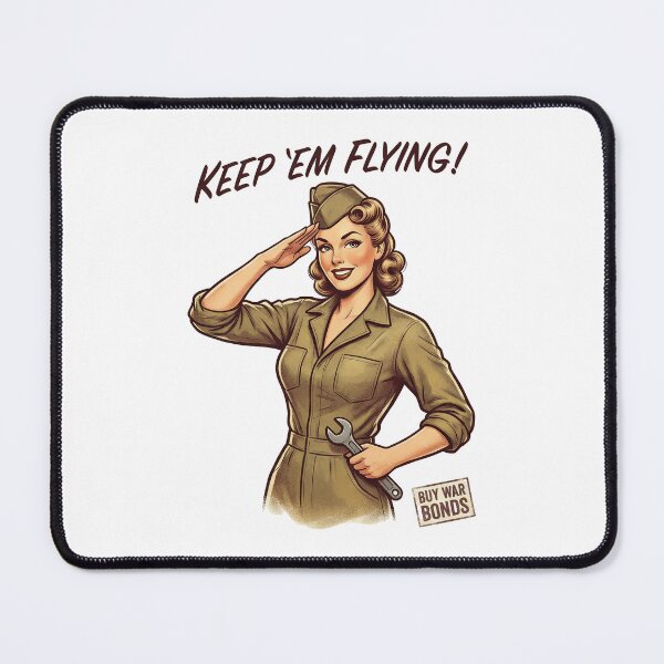 Item preview, Patriotic Pin Up Girl World War II Recruiting Style designed and sold by Blok45.