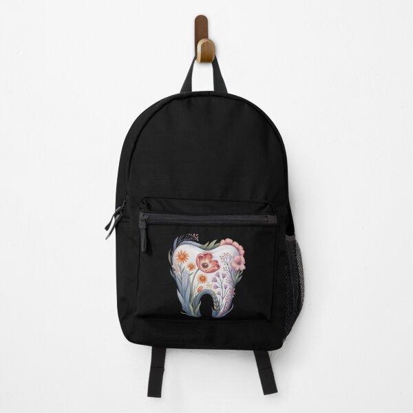 Item preview, Floral Tooth, Boho Flower Dental Student Dental Assistant designed and sold by Tatianamiobi.