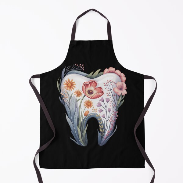 Item preview, Floral Tooth, Boho Flower Dental Student Dental Assistant designed and sold by Tatianamiobi.