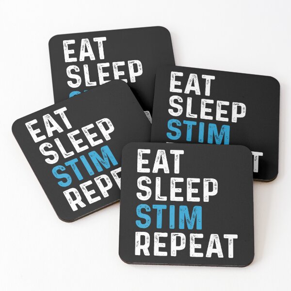Item preview, Eat Sleep Stim Repeat Stimming Autism Awareness Boys designed and sold by RylynKaub86.