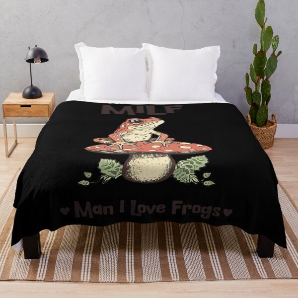 Item preview, MILF Man I Love Frogs Cute Frog Mushroom designed and sold by sayfogrodenn.