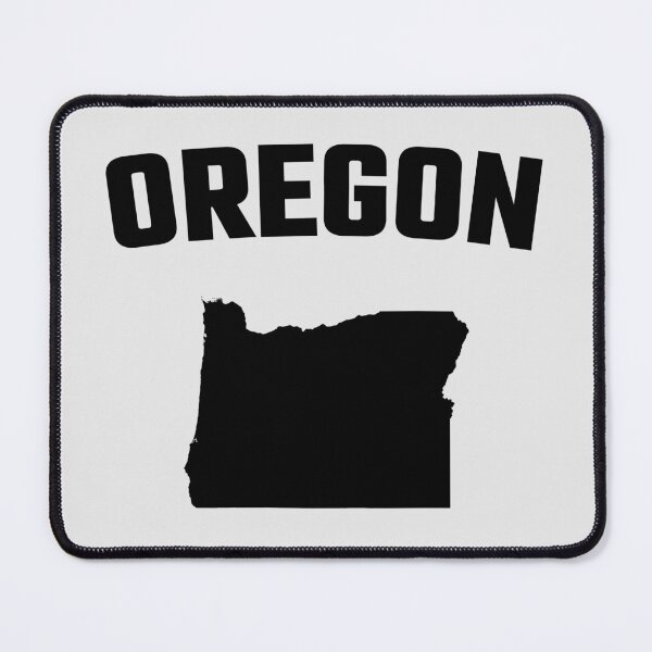 Item preview, Oregon State Silhouette - Classic Black Map Design designed and sold by mashmosh.