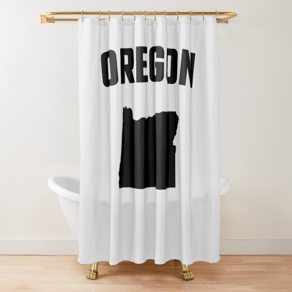 Item preview, Oregon State Silhouette - Classic Black Map Design designed and sold by mashmosh.